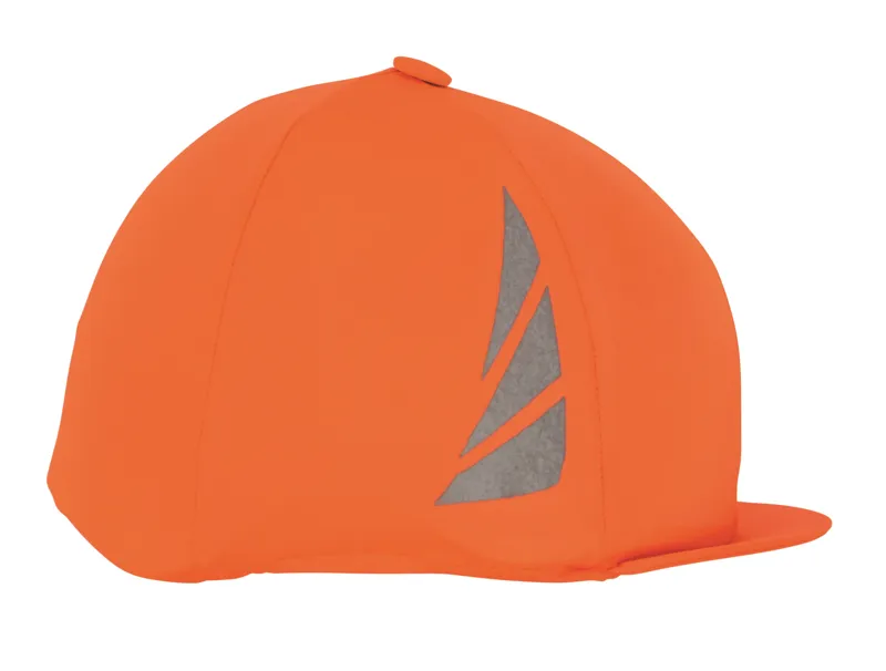 Hy Equestrian Reflector Hat Cover - Orange